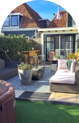 Bed and Breakfast Sint Jacobiparochie binnenplaats